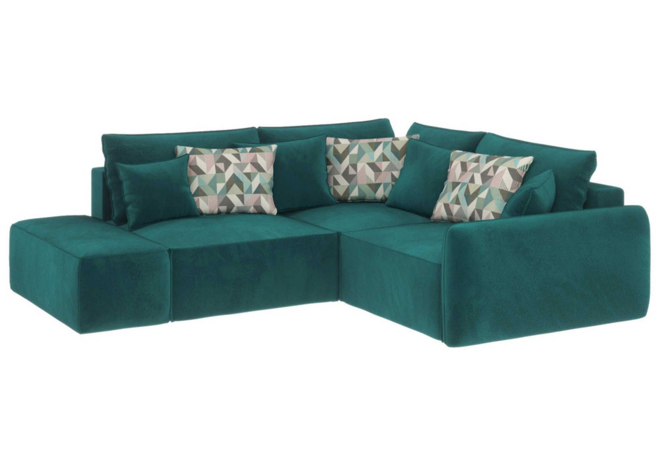 Zielony narożnik modułowy